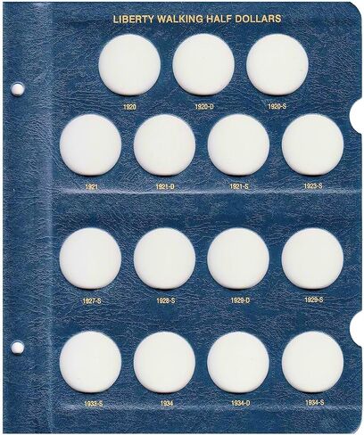 Whitman US Kennedy Half Dollar Coin Album Page 2019 - 2023 in Saudi Arabia
