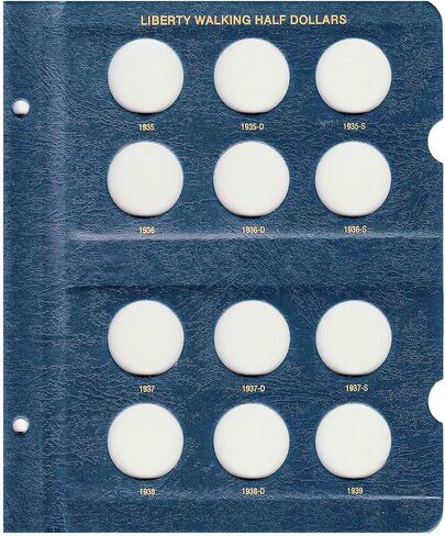 Whitman US Kennedy Half Dollar Coin Album Page 2019 - 2023 in Saudi Arabia