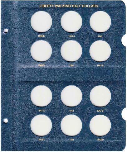 Whitman US Kennedy Half Dollar Coin Album Page 2019 - 2023 in Saudi Arabia