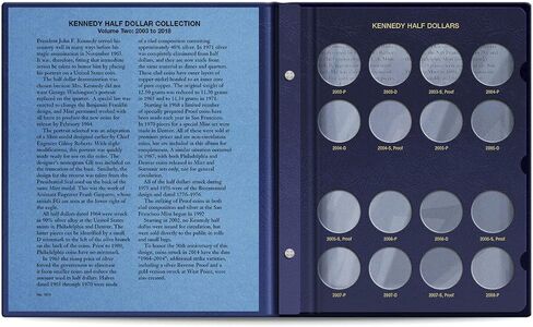 Whitman US Kennedy Half Dollar Coin Album Page 2019 - 2023 in Saudi Arabia