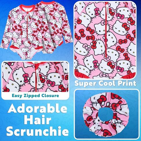 Hello Kitty Swimsuit Hair Associory بدلة السباحة للبنات هدايا للمراهقين in Saudi Arabia
