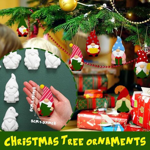 Suzile 24 Pcs Valentine's Day Ceramics to Paint Ceramic Painting Kit Valentine's Day Crafts Ready to Paint Ceramics Ornaments Crafts for Adults Party Favor in Saudi Arabia