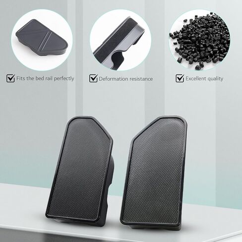 Bed Rail Stake Pocket Covers Compatible with Silverado/Sierra 2500/3500HD(2020-2023 2025) Silverado/Sierra 1500(2019-2025) Accessories Truck Caps Rear Holes Plugs Covers(2PS) in Saudi Arabia