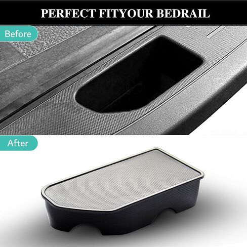 Bed Rail Stake Pocket Covers Compatible with Silverado/Sierra 2500/3500HD(2020-2023 2025) Silverado/Sierra 1500(2019-2025) Accessories Truck Caps Rear Holes Plugs Covers(2PS) in Saudi Arabia