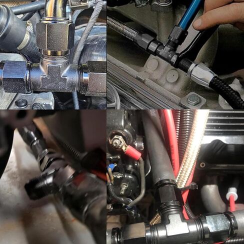 10AN الذكور تلاشى تي شيرت محول T Union Aluminium أسود in Kuwait