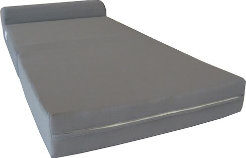 D&D Futon Furniture Replacement Cover for Chair Bed, Renew Covers (Grey, 70 x 36 x 6) in Kuwait