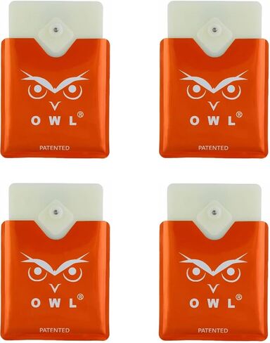 OWL The Only Flat Car Window Glass Breaker & Seatbelt Cutter Card Emergency Escape Rescue Hammer Safety Life Saving Crash Survival Kit 2-in-1 Tool - Made in USA (4 Pack Black) in Saudi Arabia