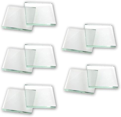 اختبار الزجاج لأداة هروب الكسارة الزجاجية ، ألواح سلسلة زجاجية علمية ، 2 "x2" x3/16 ، اختبار لمطرقة نافذة السيارة ، مطرقة السلامة ، أداة الهروب من السيارات (10) in Saudi Arabia