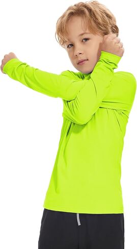 Boys Rash Guard Swim Shirt Long Sleeve UPF 50+ Sun Protection Shirt Toddler Quick Dry Rash Guard Swimming Shirt in Saudi Arabia