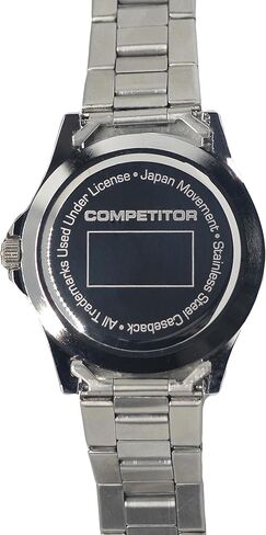Suntime Men Collegiate Compontitor Elite 40mm Watch ، Ohio State Buckeyes 2024 National Champions ، حزام من الفولاذ المقاوم للصدأ بحجم 20 مم - anochrome in Saudi Arabia
