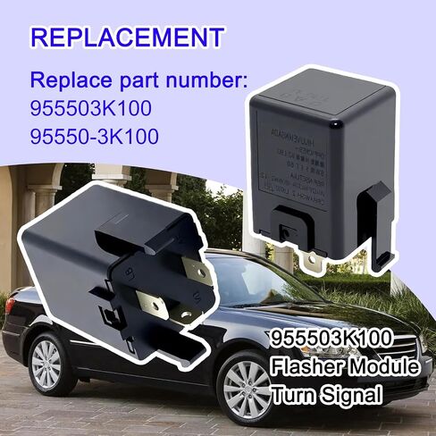 وحدة Flasher Module Signal 955503k100 متوافقة مع Hyundai Sonata 2006 2007 2008 ، قطع الغيار 95550-3K100 in Saudi Arabia
