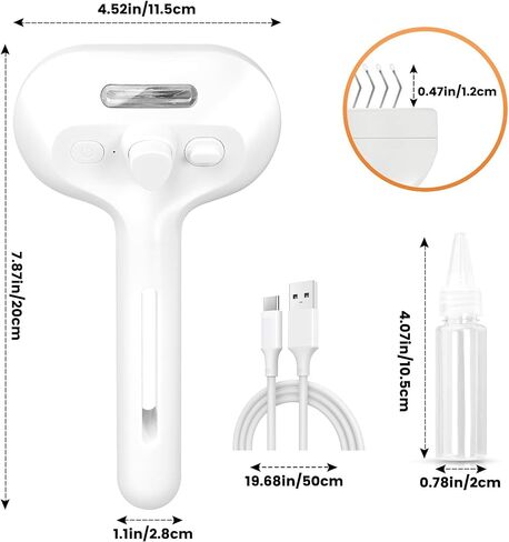 فرشاة بخار للقطط، فرشاة رش للقطط مع فرشاة تنظيف ذاتية قابلة لإعادة الشحن عبر USB للقطط مع بخار مناسبة للكلاب والقطط ذات الشعر الطويل والقصير لإزالة الشعر المتطاير المتشابك والمتساقط، باللون الأخضر in Saudi Arabia