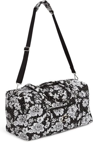 حقيبة دفل كبيرة للسفر من القطن من Vera Bradley (تتوفر فرق متعددة)، كستنائي/أبيض حديقة المطر مع جامعة ولاية فلوريدا in Kuwait