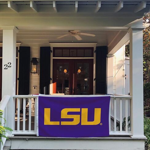 Desert Cactus LSU Flag Tigers Geaux Louisiana State University Flag Banners 100% Polyester Indoor Outdoor 3x5 feet Flags (Style 2) in Saudi Arabia
