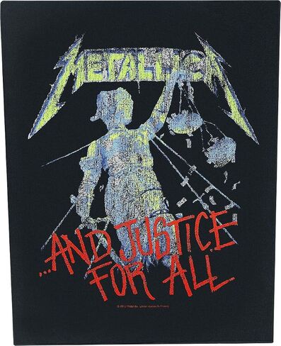Metallica And Justice For All sew on backpatch (mm) in Saudi Arabia