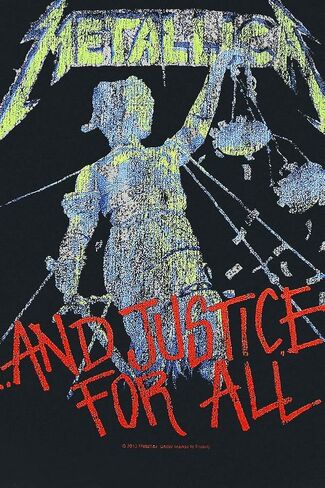 Metallica And Justice For All sew on backpatch (mm) in Saudi Arabia