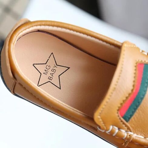 Boys Dress Loafer Shoes Leather Casual Shoes Slip-On Comfort in Kuwait