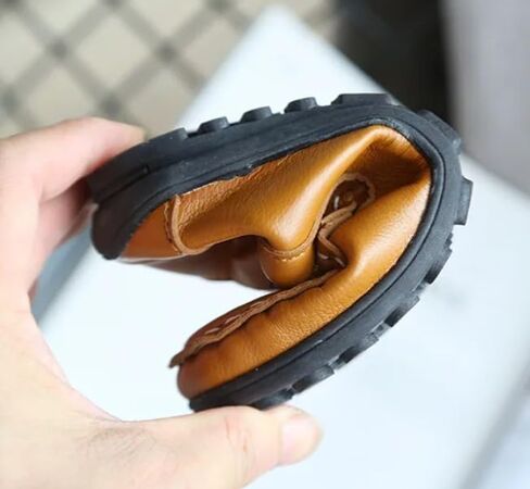 Boys Dress Loafer Shoes Leather Casual Shoes Slip-On Comfort in Kuwait