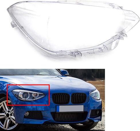 Cnardg24 Headlight Lens Cover Head Lampshade Replacement Shell for BMW 1 Series F20 116i 118i 120i 2012 2013 2014, Right Side in Saudi Arabia