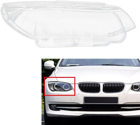 CNARDG24 يمين مصابيح الأمامية العدسة غطاء CLEAR CLEAR SHELL PRESSION FOR BMW 3 Series E92 E93 Coupe Convertible 2010 2011 2012 2013 in Saudi Arabia