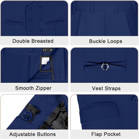 الأولاد بدلة أطفال قصيرة بدلة توكسيدو 6 أجهزة كمبيوتر ملابس ملابس قصيرة الأكمام خاتم الزفاف الدب سترة سترة قميص مع ربطة عنق in Kuwait