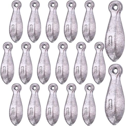 18 Pcs Bank Sinker Fishing Weights Sinkers Fishing Sinkers Bank Sinkers for Ocean Saltwater Freshwater Surf Bass Fishing Casting Gear Tackle in Kuwait