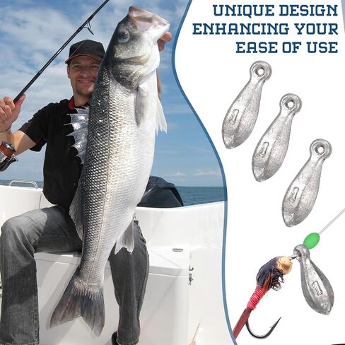 18 Pcs Bank Sinkers Weights Saltwater Casting in Kuwait