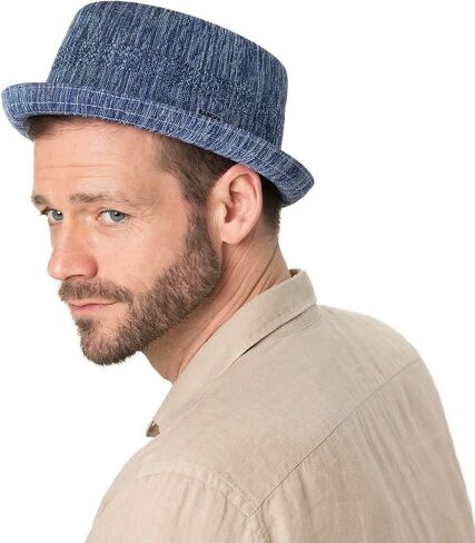 Kangol Color Burst Ventair Mowbray Hat - Orange Gradient/XL Pork Pie in Saudi Arabia