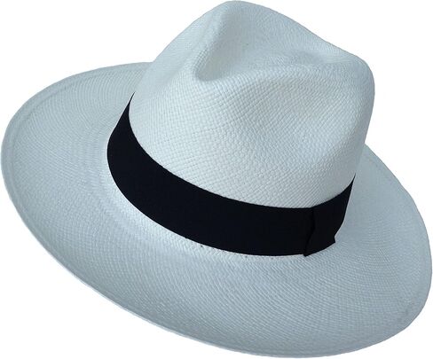 Genuine Ecuador Montecristi Panama Hat Fedora UV Protection Unisex Handmade Paja Toquilla Plant + Cover Bag in Saudi Arabia