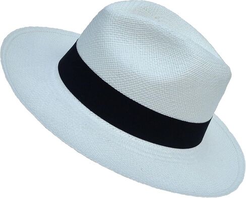 Genuine Ecuador Montecristi Panama Hat Fedora UV Protection Unisex Handmade Paja Toquilla Plant + Cover Bag in Saudi Arabia