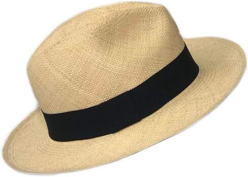 Genuine Ecuador Montecristi Panama Hat Fedora UV Protection Unisex Handmade Paja Toquilla Plant + Cover Bag in Saudi Arabia