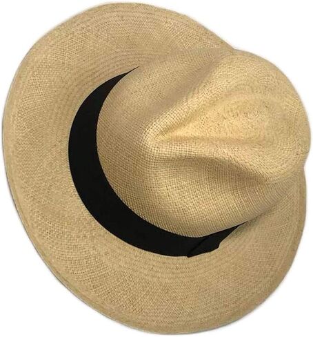 Genuine Ecuador Montecristi Panama Hat Fedora UV Protection Unisex Handmade Paja Toquilla Plant + Cover Bag in Saudi Arabia
