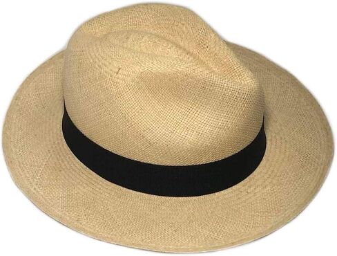 Genuine Ecuador Montecristi Panama Hat Fedora UV Protection Unisex Handmade Paja Toquilla Plant + Cover Bag in Saudi Arabia