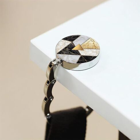 Foldable Purse Hook for Table, Purse Hanger for Table, Desk Bag Hook, Desk Purse Hook, Purse Holder for Table - Compact Portable Multi-Use Design, Aluminum Alloy Handbag Hanger, 3 Pcs (Style A) in Kuwait