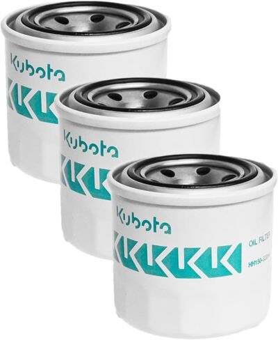 3 Pack - Genuine Kubota Oil FIlter Part # HH150-32430 & HH1J0-32430 in Saudi Arabia