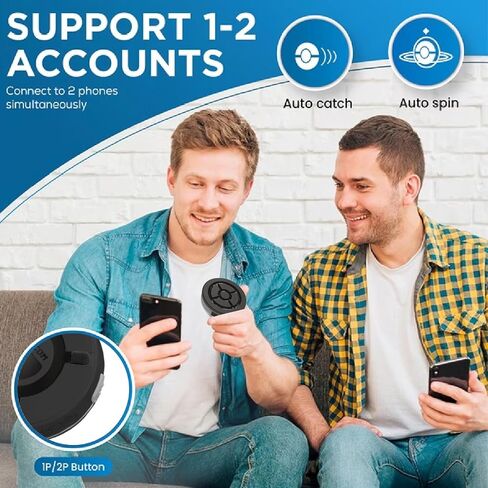 Megacom DuoMon3 1P/2P Auto Catcher Compatible with Poke mon Go Plus, Rechargeable Pocket Auto Collecting Device with Adjustable Lights, Sound Notifications and One Touch Reconnect - Standard Version in Saudi Arabia