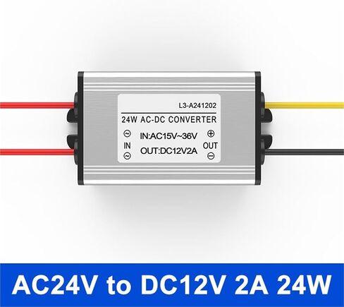 1PC AC24V to DC12V AC to Power Converter AC15~36V to DC12V Module(AC24V to DC12V 2A) in Saudi Arabia
