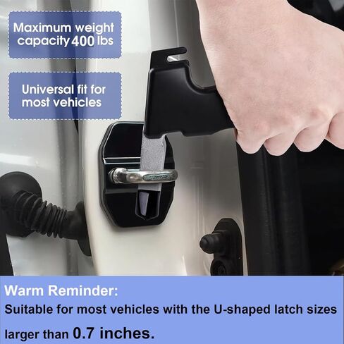 Car Door Handles for Elderly, 2 Pack Door Grab Handle Assist, Portable Cane Support for Seniors and Handicapped, Car Cane for Easily Get Out of Car, Black/Orange in Saudi Arabia