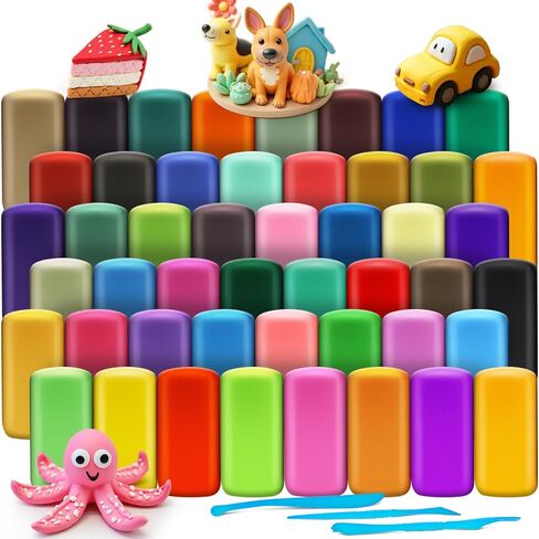 Air Dry Clay 14 Colors, Modeling Clay for Kids, DIY Molding Magic Clay, Gift for Kids Boys Girls in Kuwait