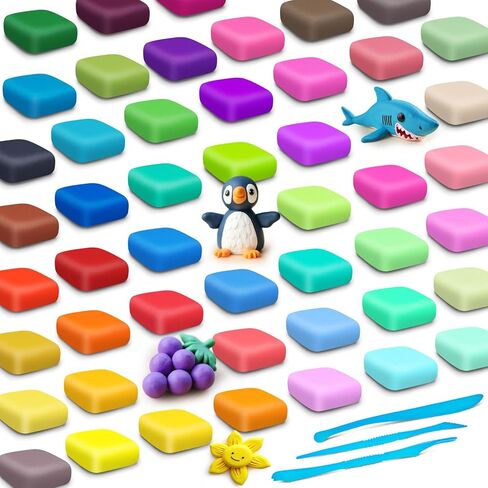 Air Dry Clay 14 Colors, Modeling Clay for Kids, DIY Molding Magic Clay, Gift for Kids Boys Girls in Kuwait