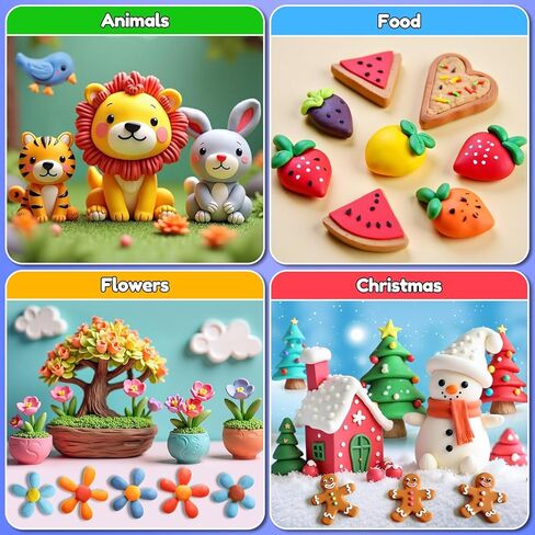 Air Dry Clay 14 Colors, Modeling Clay for Kids, DIY Molding Magic Clay, Gift for Kids Boys Girls in Kuwait