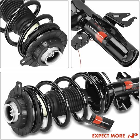 A-Premium Front Pair (2) مجموعة كاملة من الدعامة والملف التوافق مع Chrysler 200 2015 2015 2017 ، AWD ، سائق ومسافر جانب in Saudi Arabia