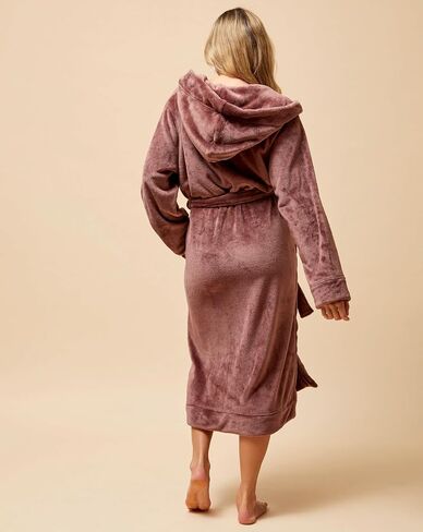 Darren & Phillip Snuggle Buddy Women’s Plush Robe-Ultra-Soft و Cozy Lounge Wear with Tie Percist و Rightweight & Warm Bathrobe in Kuwait