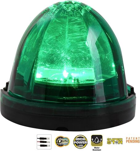 GG Grand General 81607 3.5 بوصات خضراء/خضراء Super Star 1 LED البطيخ ضوء مغلق in Saudi Arabia