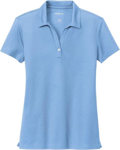 SPORT-TEK Women's UV Micropique Polo | Ladies Short Sleeve Collared Tee with UPF 50 Protection, Athletic Tee for Work & Golf in Saudi Arabia