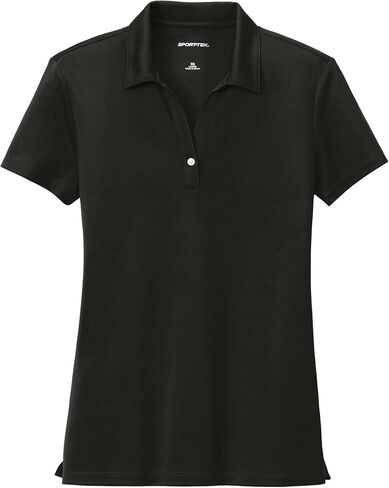 SPORT-TEK Women's UV Micropique Polo | Ladies Short Sleeve Collared Tee with UPF 50 Protection, Athletic Tee for Work & Golf in Saudi Arabia