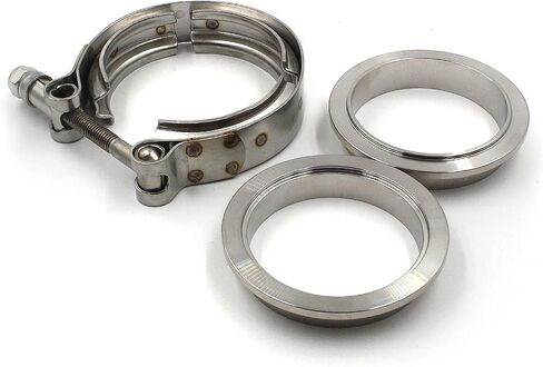 V-Band Clamp and Flanges Kit 2.5 inch 64mm 304 Stainless Steel for Exhaust Pipes in Saudi Arabia
