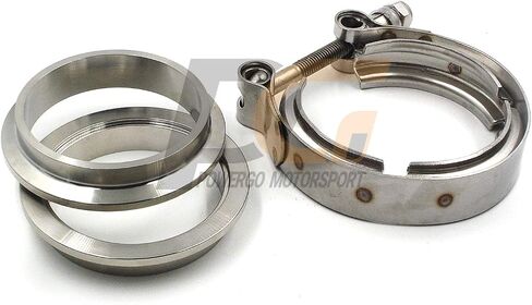 V-Band Clamp and Flanges Kit 2.5 inch 64mm 304 Stainless Steel for Exhaust Pipes in Saudi Arabia
