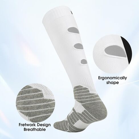 XIOVI Soccer Socks for adults Team Sport Circulation Support Socks Preventing Cramps Sports Outfit-1 Pairs in Saudi Arabia