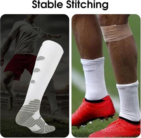 XIOVI Soccer Socks for adults Team Sport Circulation Support Socks Preventing Cramps Sports Outfit-1 Pairs in Saudi Arabia